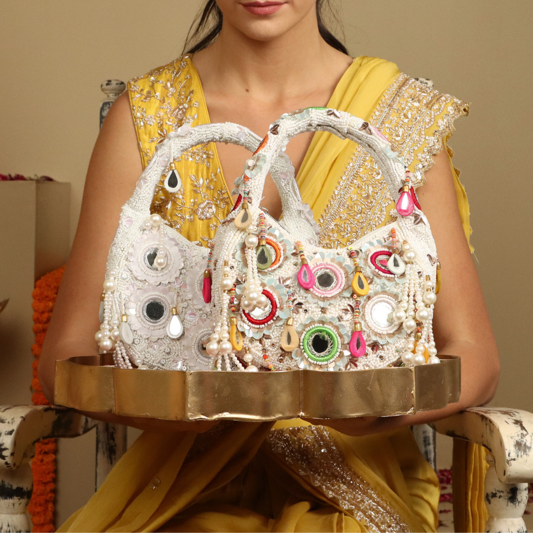 Nakhra Ethnic Handbag with Tassels