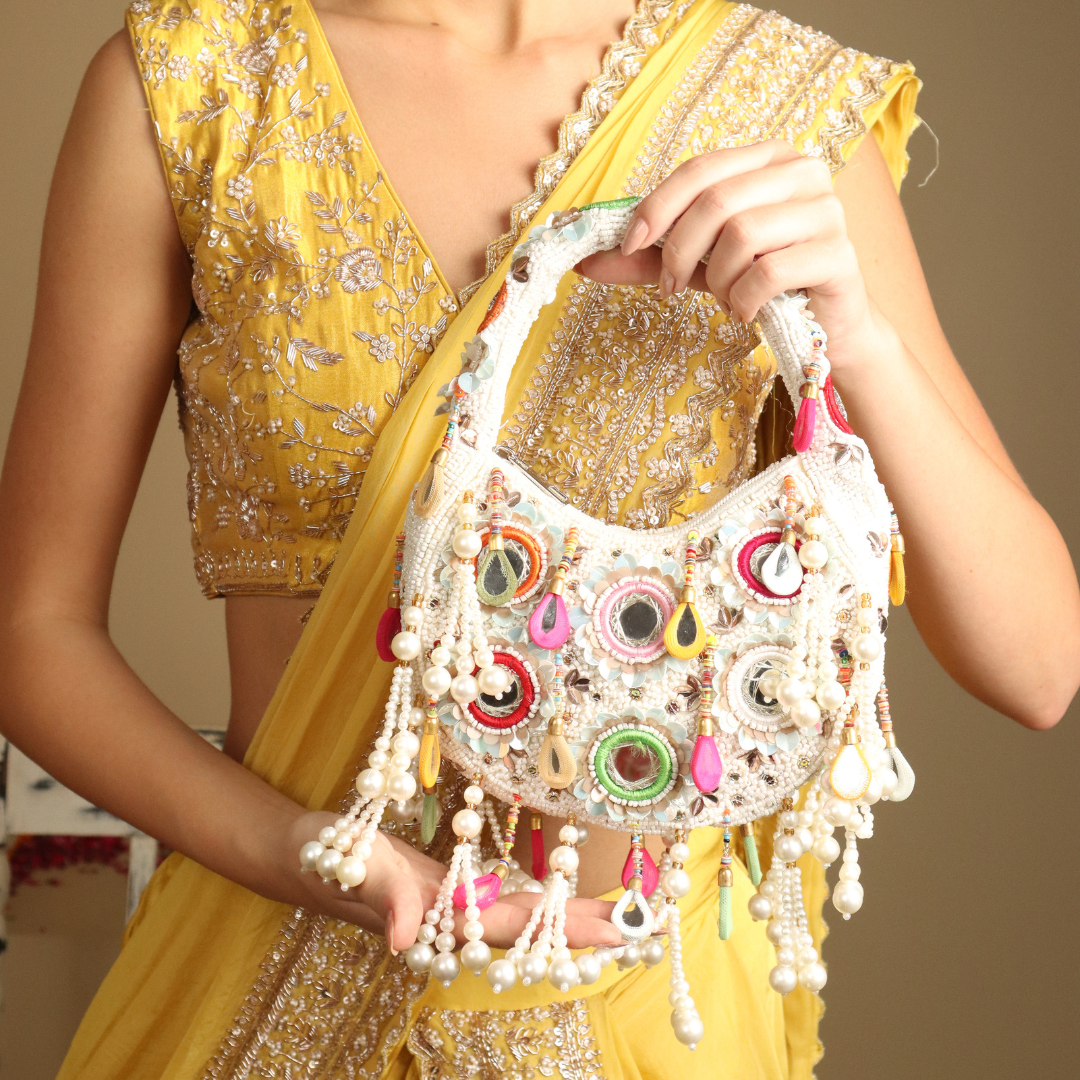 Nakhra Ethnic Handbag with Tassels