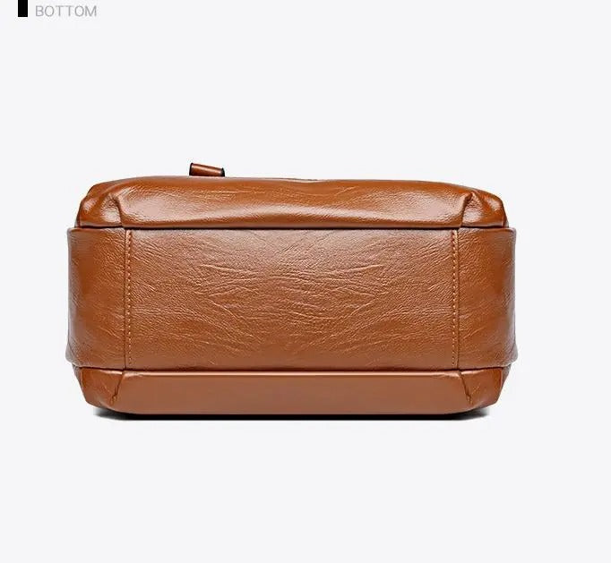 Retro large-capacity multi-layer shoulder bag | fashionable and versatile