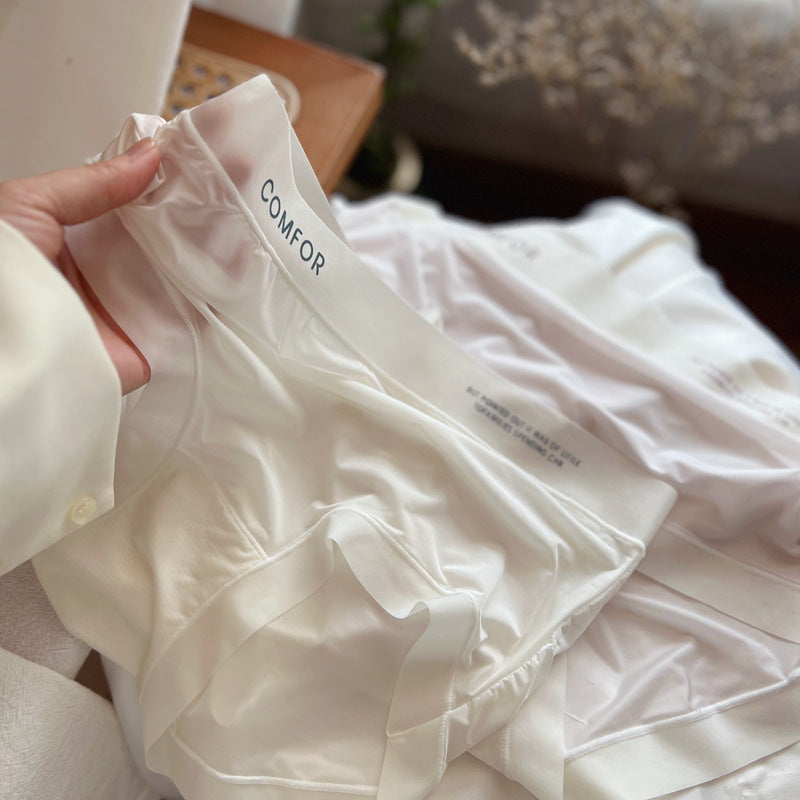 Ice Silk Ultra-Thin Breathable Seamless Womens Panties Multicolor (Pack of 3)