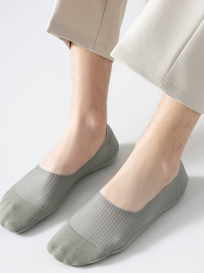 GripMesh No-Show Anti-Slip Socks