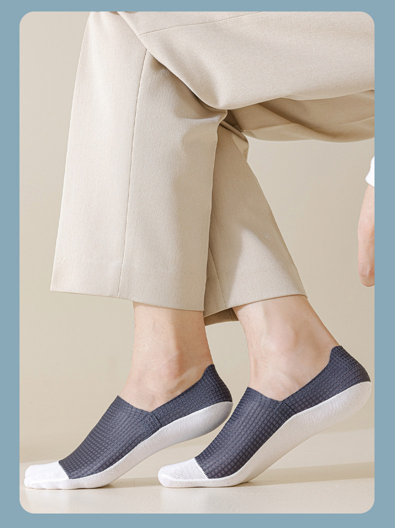 SlipGuard Dual-Patch Invisible Socks