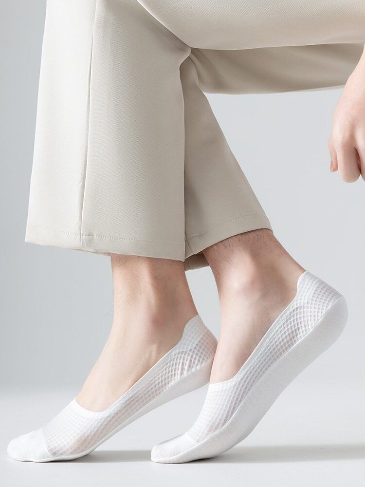 GripMesh No-Show Anti-Slip Socks