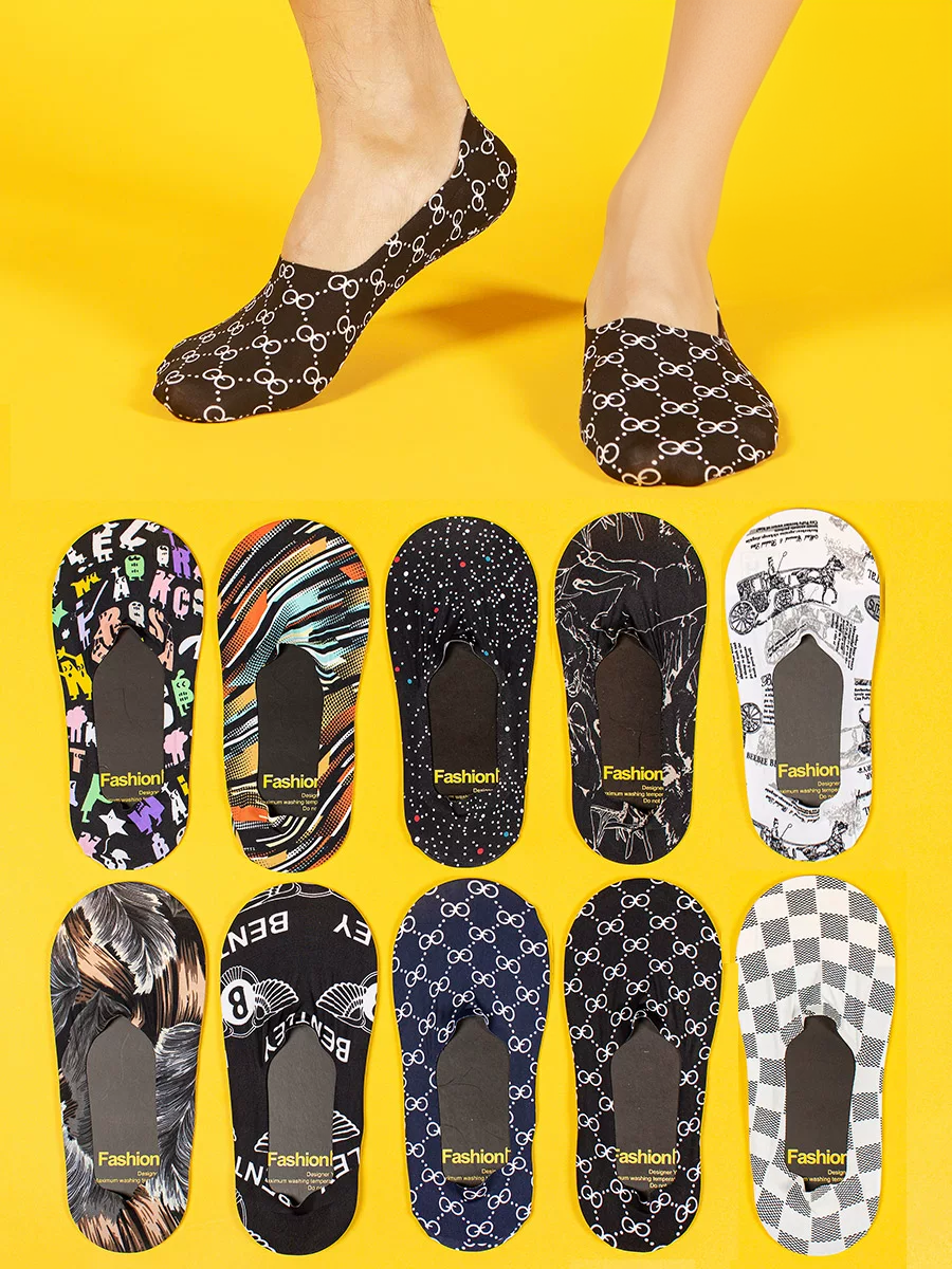 WinkFlex FunPrint Invisible Socks