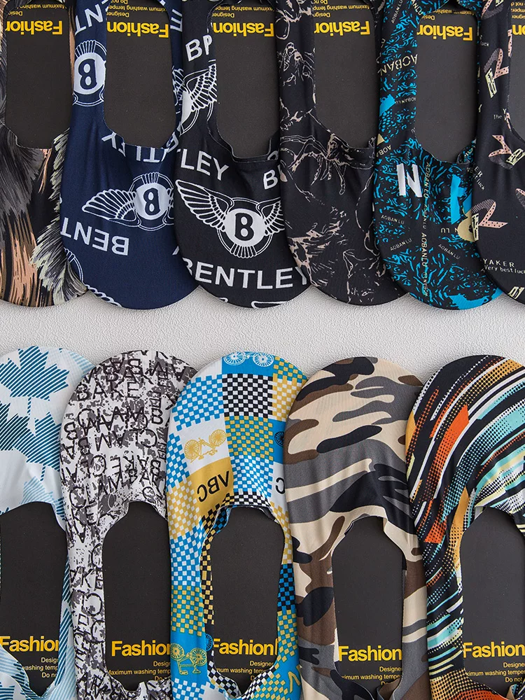 Graphite Emblem Slip Socks