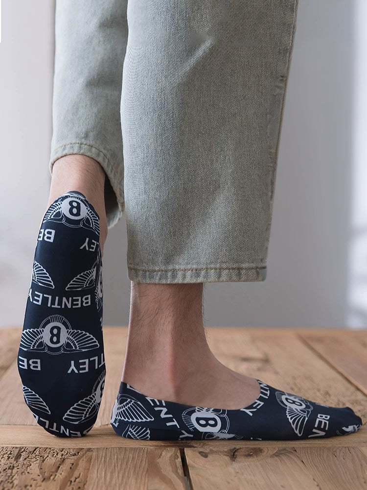 Graphite Emblem Slip Socks