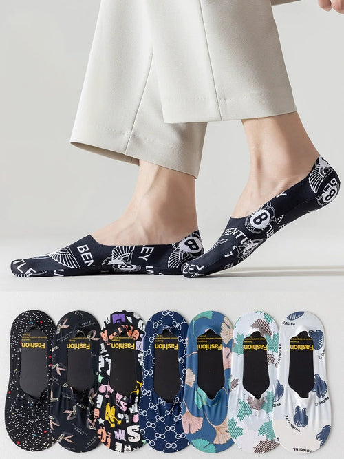 Graphite Emblem Slip Socks