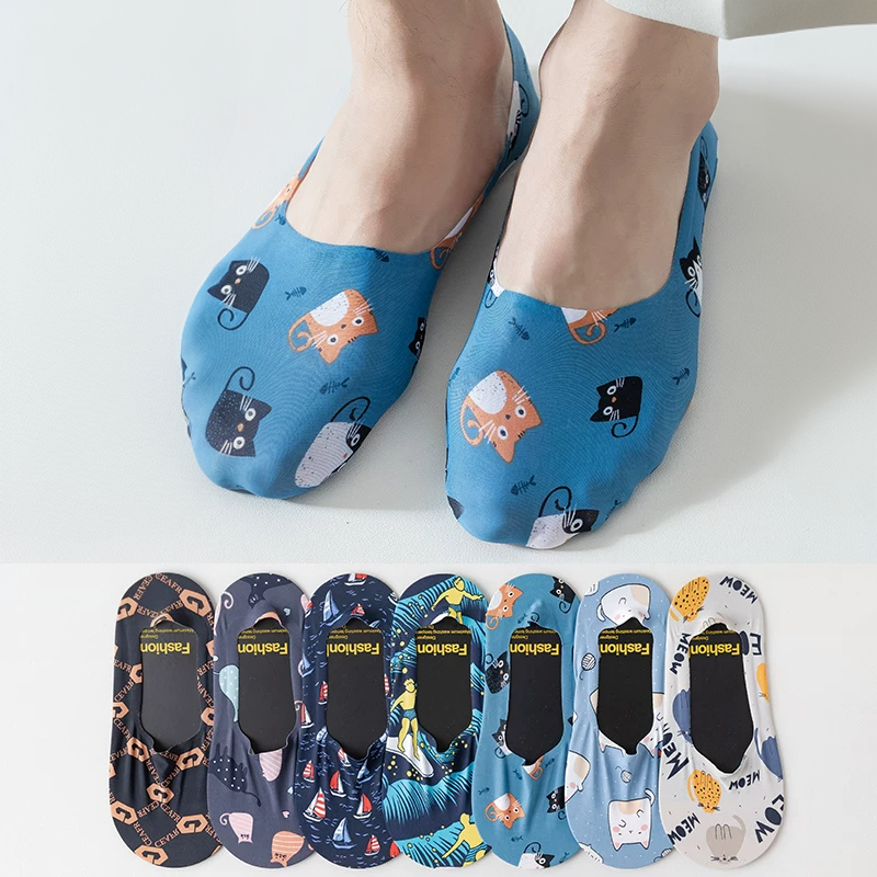 WinkFlex FunPrint Invisible Socks