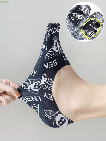 Graphite Emblem Slip Socks