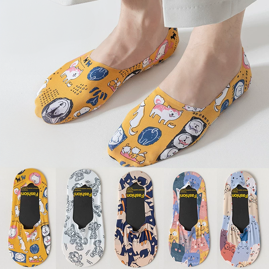 WinkFlex FunPrint Invisible Socks