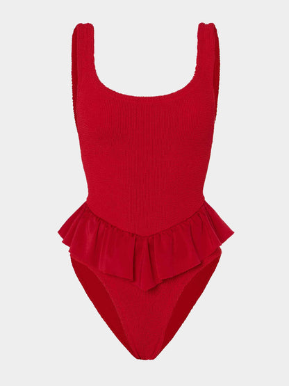 Denise Ruffle One-Piece Swimsuit