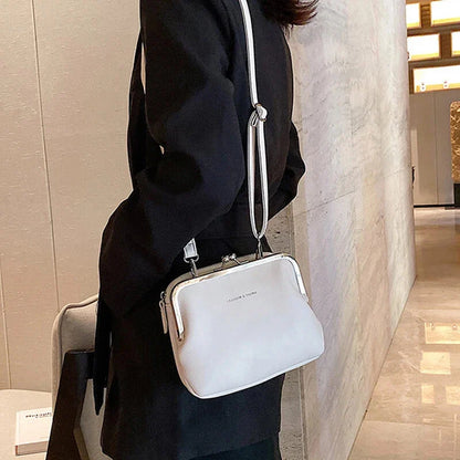 Elegant PU Leather Crossbody Shoulder Bag – Minimal Chic Handbag for Women