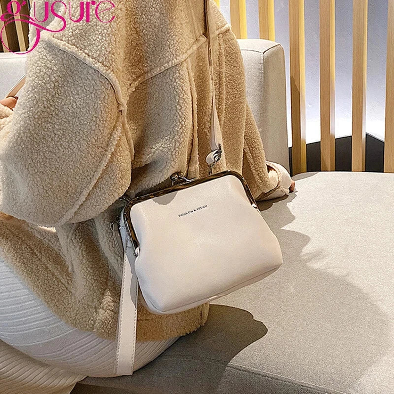 Elegant PU Leather Crossbody Shoulder Bag – Minimal Chic Handbag for Women